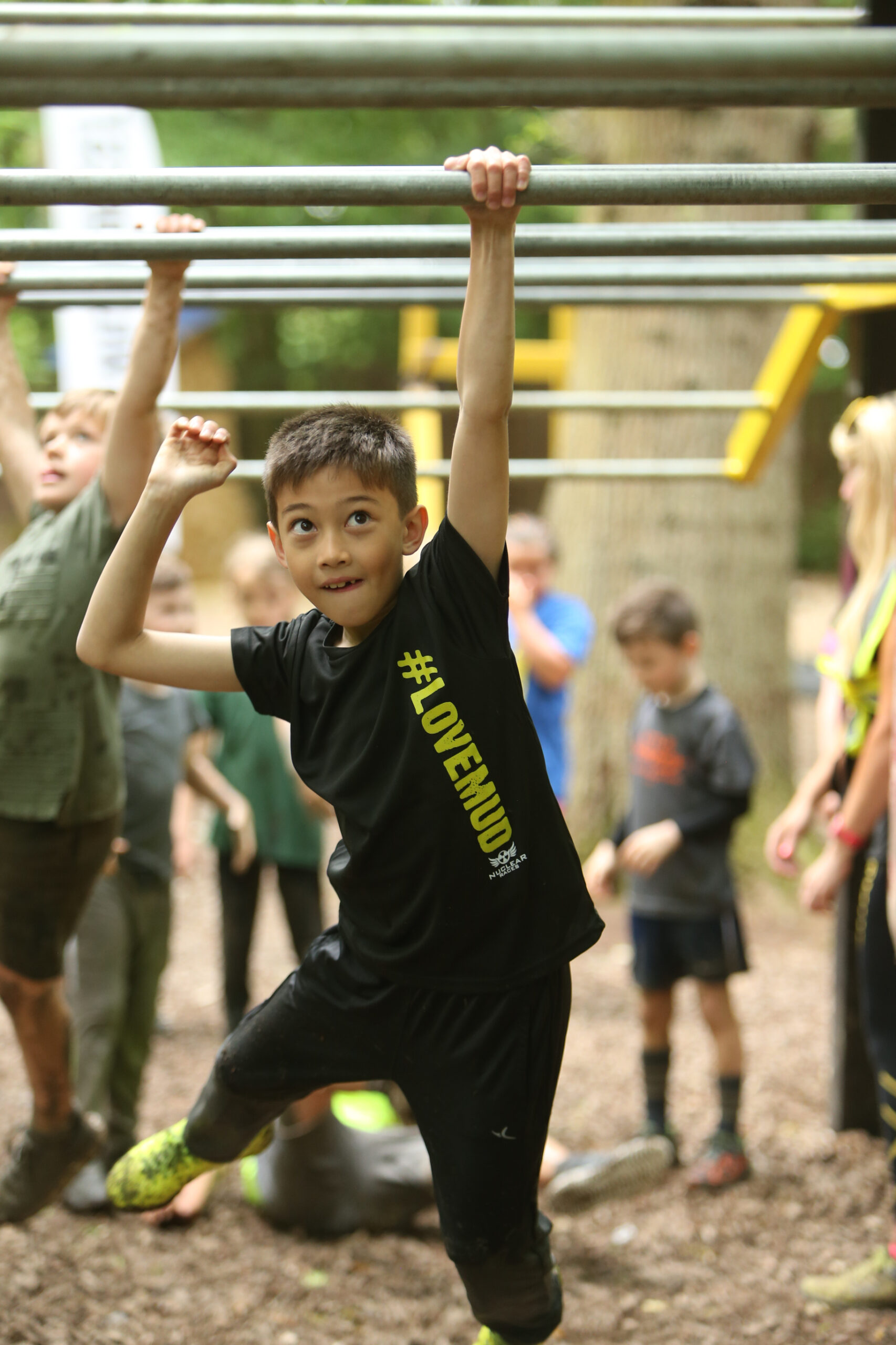 Child on Monkey Bars